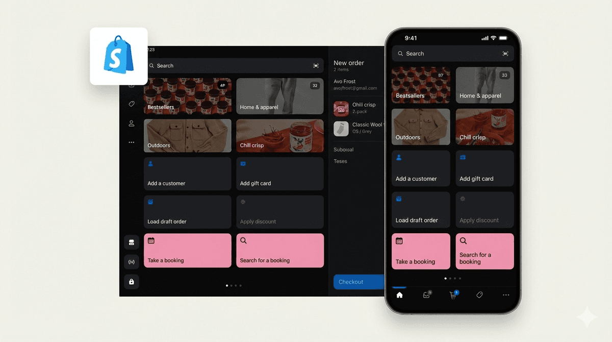 Shopify POS integration for showroom check-ins